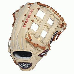 isville Slugger Pro Flare Cream 12.75 inch Baseball Glove Right Handed Throw  Loui